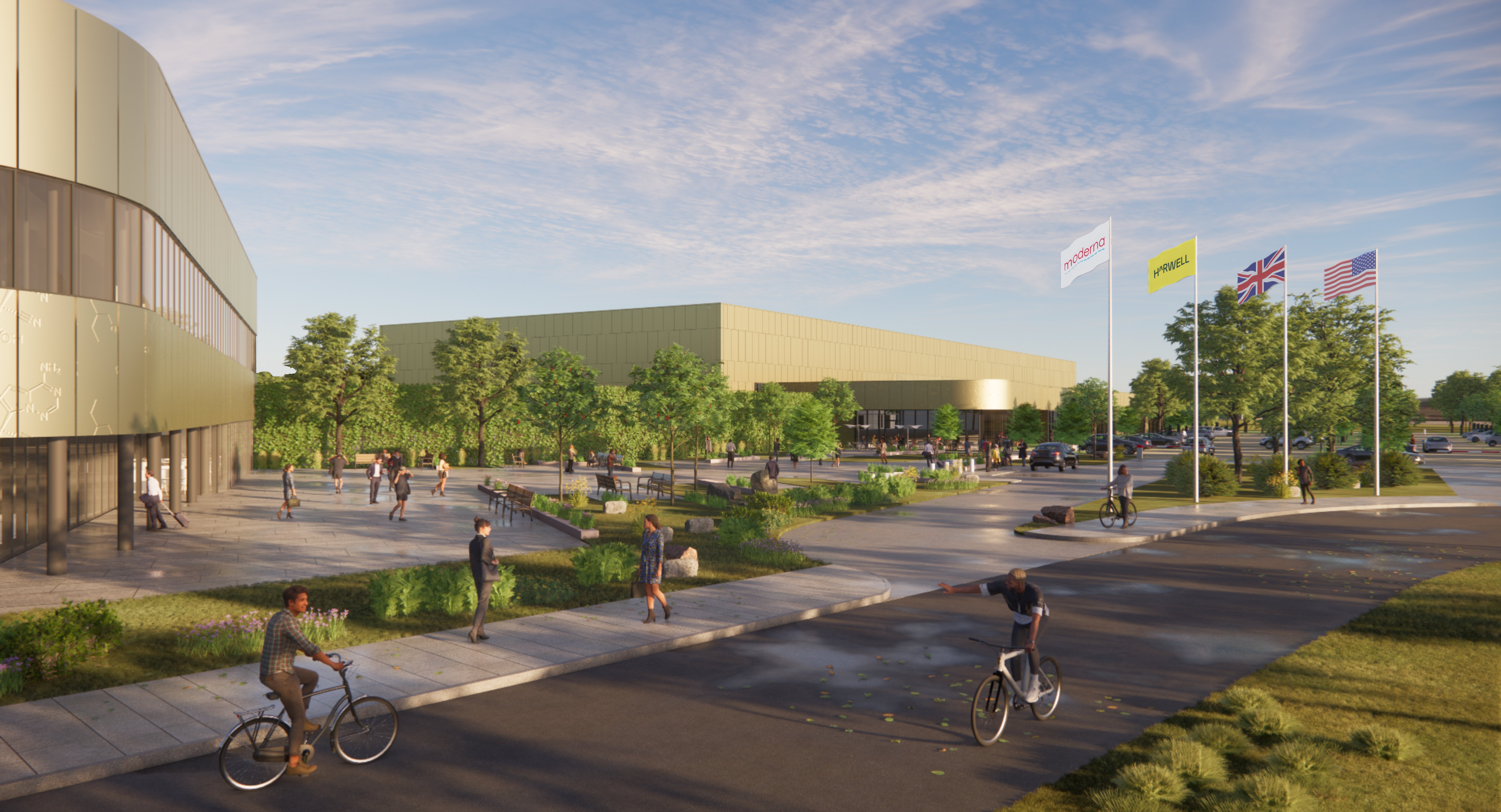 New Moderna vaccine manufacturing centre at Harwell Campus being advised by Bidwells