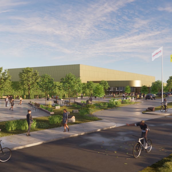 New Moderna vaccine manufacturing centre at Harwell Campus being advised by Bidwells 