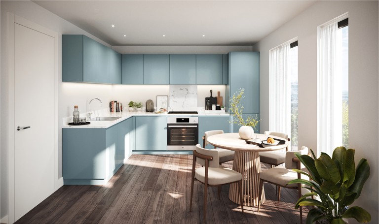 Image of Lumo Eddington - Apartment Kitchen CGI