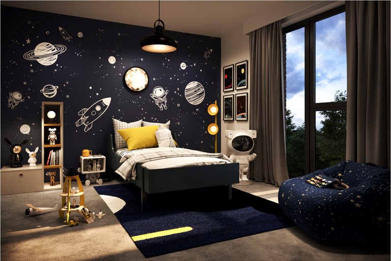 Image of Lumo Eddington - Kids Space Bedroom CGI